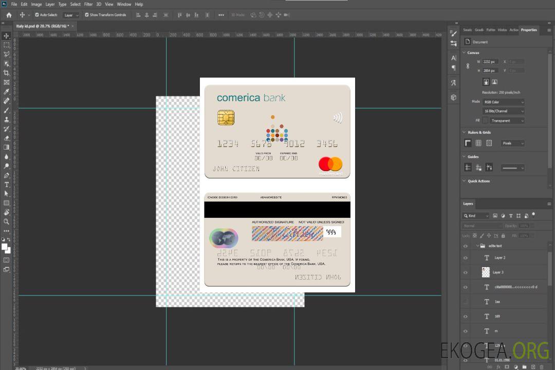 Carte Mastercard de la Comerica Bank des États-Unis template Carte Mastercard de la Comerica Bank des États-Unis template